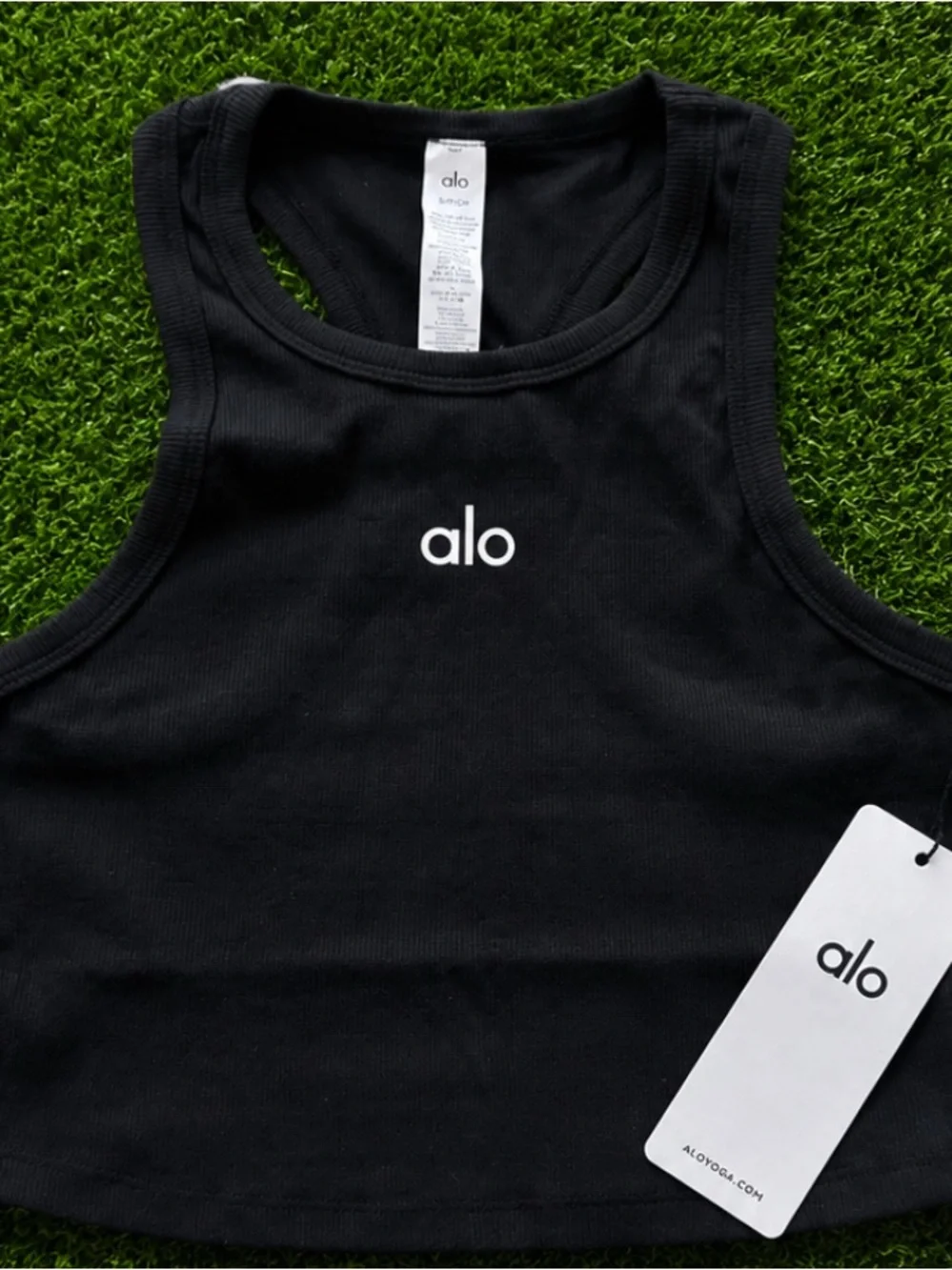 Women Alo Tank Top Black